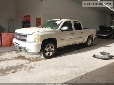 3GCEK33399G177260 — 2009 Chevrolet Silverado, фото 3 с аукциона IAAI, Боковая часть