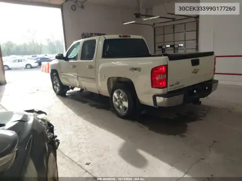 3GCEK33399G177260 — 2009 Chevrolet Silverado, фото 4 с аукциона IAAI, Боковая часть