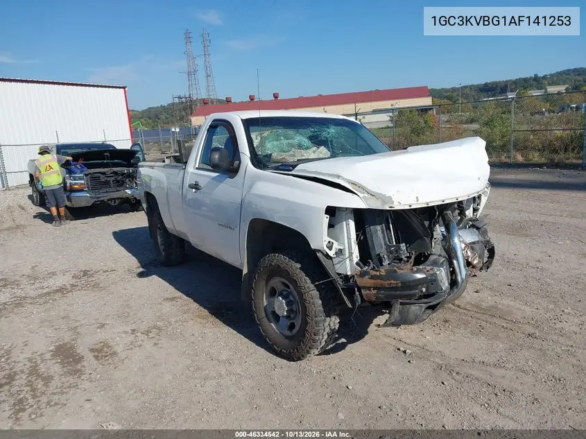 1GC3KVBG1AF141253 Chevrolet Silverado 2010 — повреждение Передняя часть, фото до ремонта
