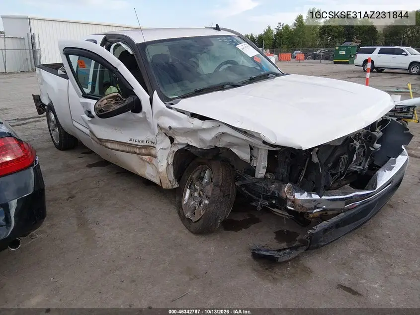2010 Chevrolet Silverado 1500 Lt VIN 1GCSKSE31AZ231844 фото 1