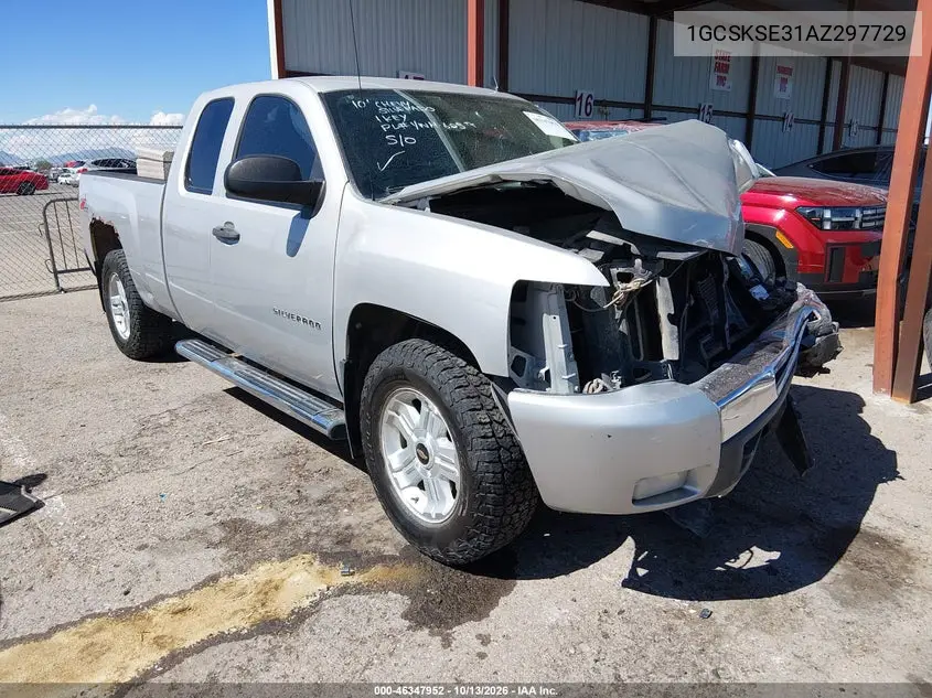 1GCSKSE31AZ297729 Chevrolet Silverado 2010 — повреждение Передняя часть, фото до ремонта