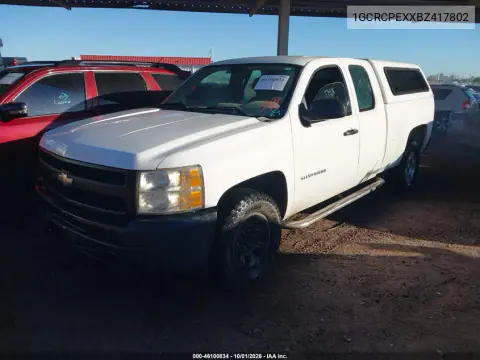 2011 Chevrolet Silverado 1500 Work Truck VIN 1GCRCPEXXBZ417802 фото 3