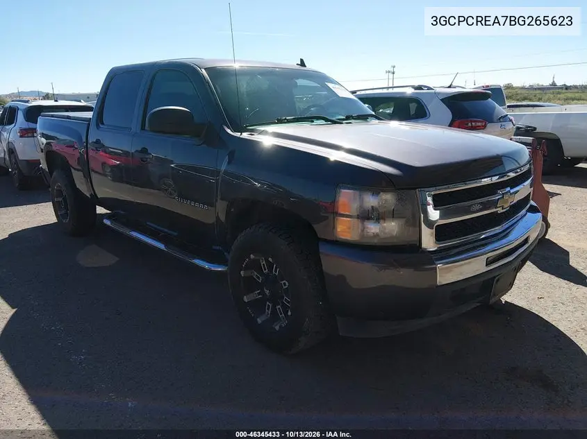 3GCPCREA7BG265623 Chevrolet Silverado 2011 — повреждение Подтопление, фото до ремонта
