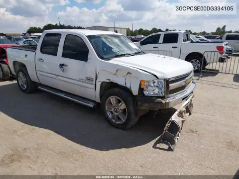 3GCPCSE00DG334105 — 2013 Chevrolet Silverado, Передняя часть, фото до ремонта