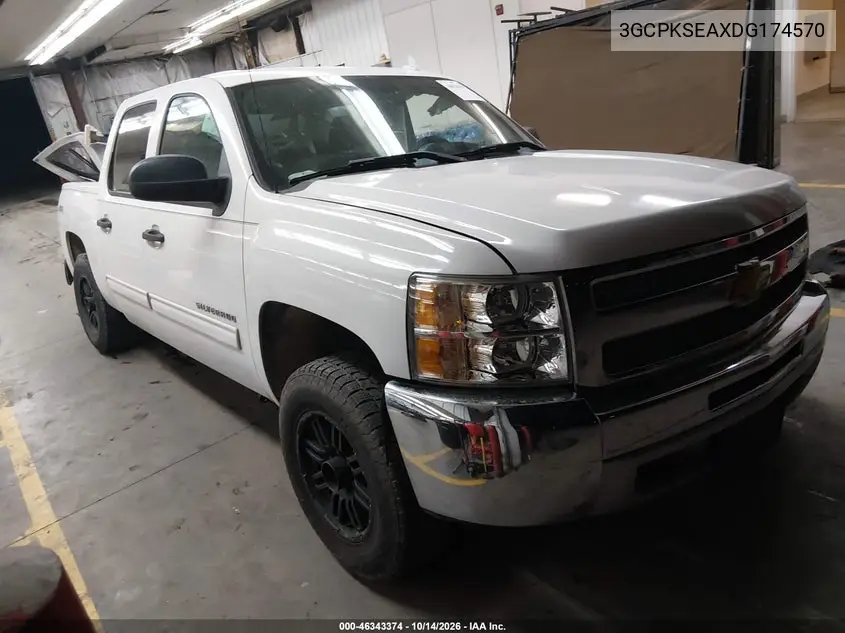 3GCPKSEAXDG174570 — 2013 Chevrolet Silverado, фото 2 с аукциона IAAI, Повреждения со всех сторон