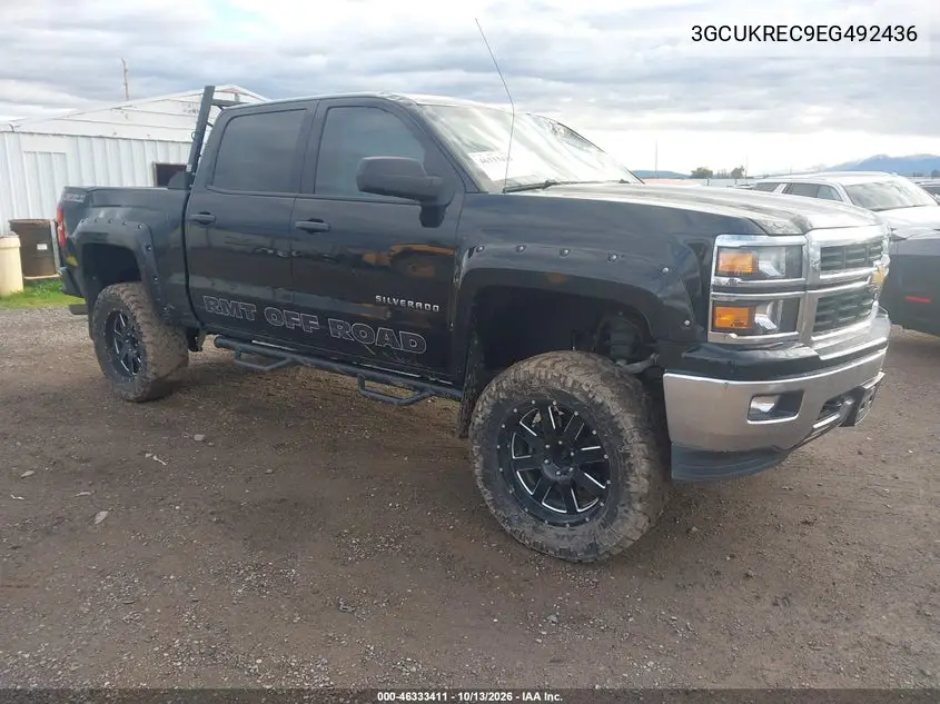 3GCUKREC9EG492436 — 2014 Chevrolet Silverado, фото 2 с аукциона IAAI, Передний левый