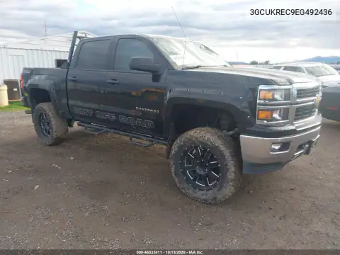 3GCUKREC9EG492436 — 2014 Chevrolet Silverado, Передний левый, фото до ремонта