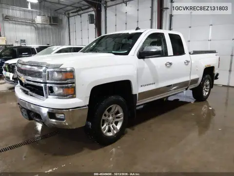 1GCVKREC8EZ131803 — 2014 Chevrolet Silverado, Передняя часть, фото до ремонта