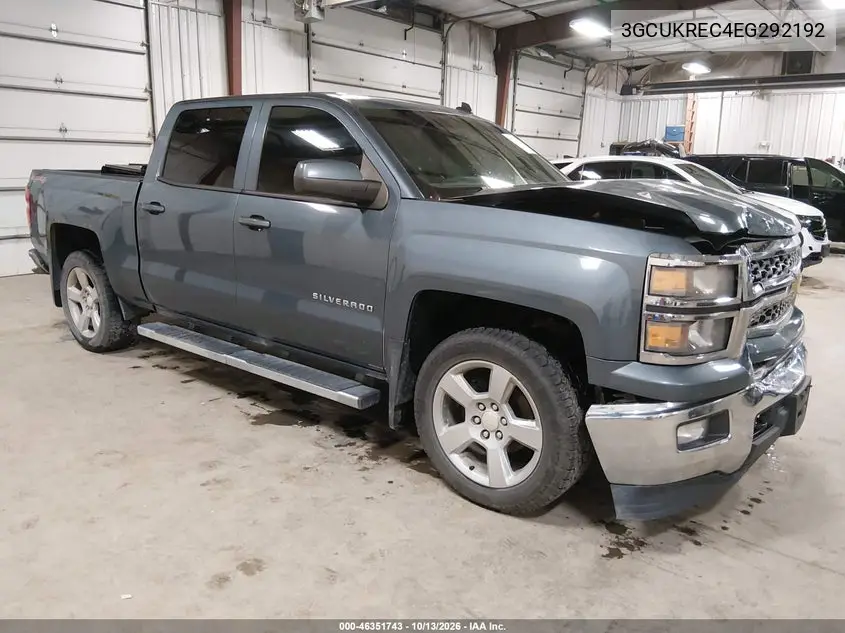 3GCUKREC4EG292192 Chevrolet Silverado 2014 — повреждение Передняя часть, фото до ремонта