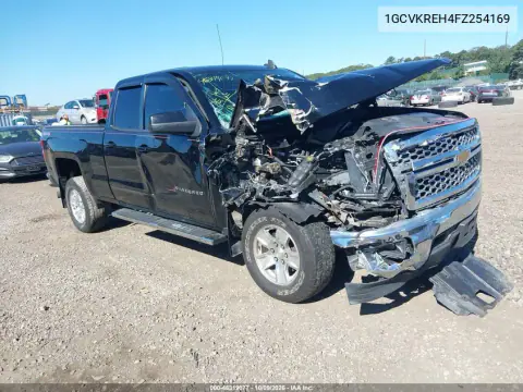 1GCVKREH4FZ254169 — 2015 Chevrolet Silverado, Передняя часть, фото до ремонта
