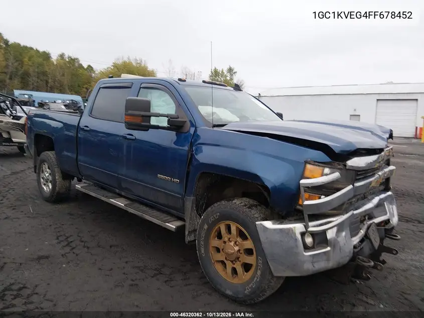 2015 Chevrolet Silverado 2500Hd Lt VIN 1GC1KVEG4FF678452 фото 2
