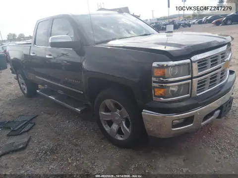 1GCVKSEC4FZ247279 — 2015 Chevrolet Silverado, Передняя часть, фото до ремонта