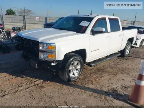 3GCPCREC7FG168798 — 2015 Chevrolet Silverado, фото 3 с аукциона IAAI, Передняя часть
