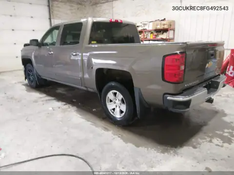 3GCUKREC8FG492543 — 2015 Chevrolet Silverado, фото 4 с аукциона IAAI, Передняя часть