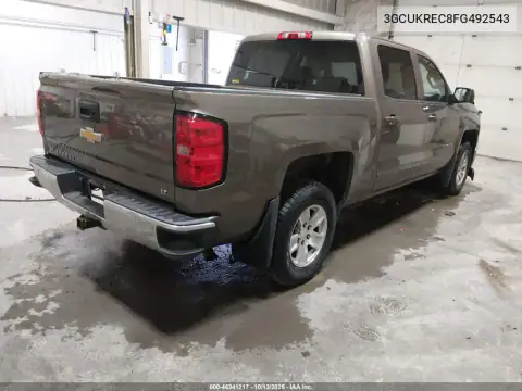 3GCUKREC8FG492543 — 2015 Chevrolet Silverado, фото 5 с аукциона IAAI, Передняя часть