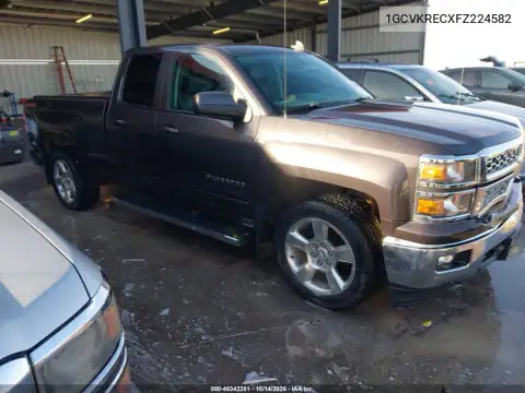1GCVKRECXFZ224582 — 2015 Chevrolet Silverado, Задняя часть, фото до ремонта