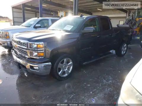 1GCVKRECXFZ224582 — 2015 Chevrolet Silverado, фото 3 с аукциона IAAI, Задняя часть