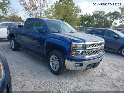 1GCVKREH2FZ412265 — 2015 Chevrolet Silverado, фото 2 с аукциона IAAI, Естественный износ