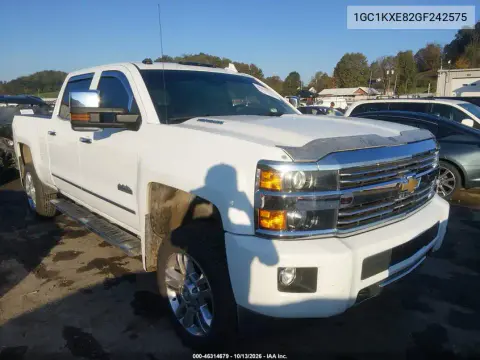1GC1KXE82GF242575 — 2016 Chevrolet Silverado, Повреждение двигателя, фото до ремонта