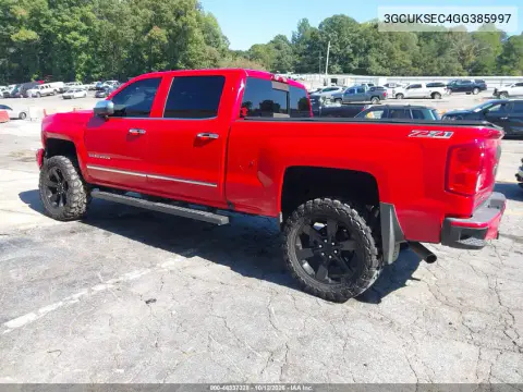2016 Chevrolet Silverado 1500 2Lz VIN 3GCUKSEC4GG385997 фото 4