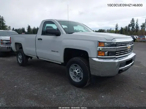 1GC0CUEG9HZ146800 — 2017 Chevrolet Silverado, Естественный износ, фото до ремонта