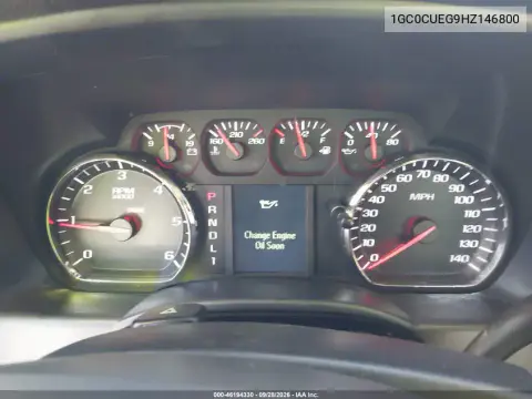 1GC0CUEG9HZ146800 — 2017 Chevrolet Silverado, Естественный износ, фото до ремонта