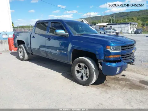 2017 Chevrolet Silverado 1500 2Lt VIN 3GCUKREC4HG452561 фото 2