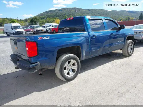 2017 Chevrolet Silverado 1500 2Lt VIN 3GCUKREC4HG452561 фото 5