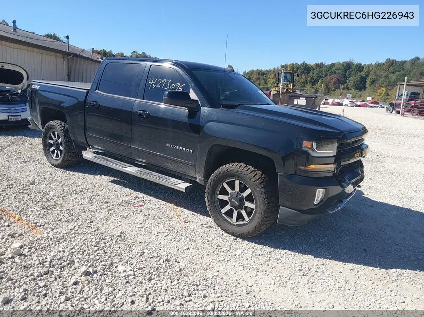 2017 Chevrolet Silverado 1500 2Lt VIN 3GCUKREC6HG226943 фото 2