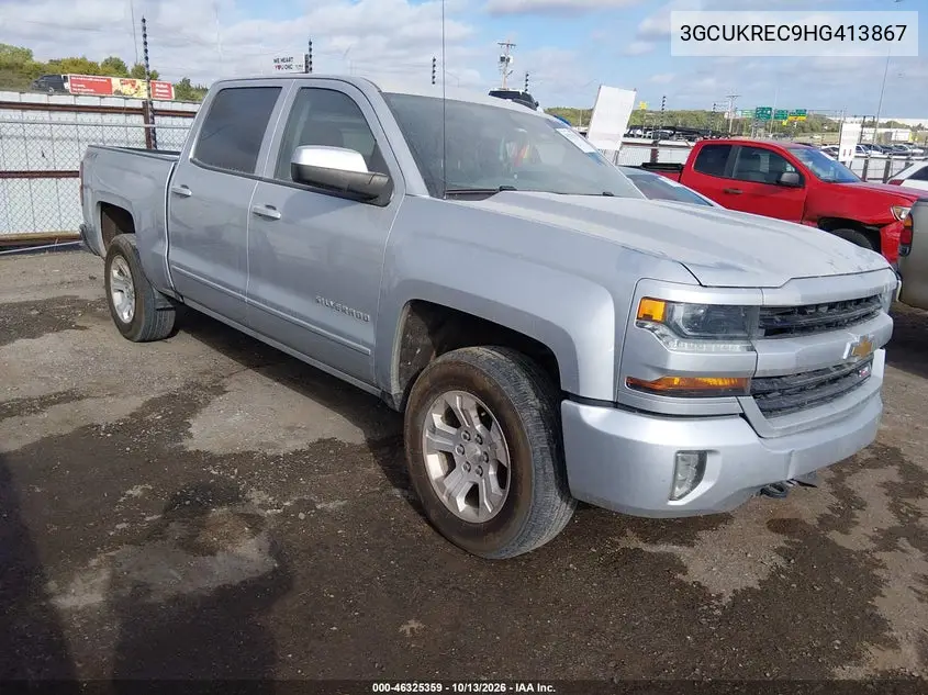 2017 Chevrolet Silverado 1500 2Lt VIN 3GCUKREC9HG413867 фото 2