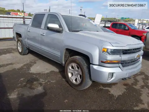 3GCUKREC9HG413867 — 2017 Chevrolet Silverado, Передняя часть, фото до ремонта