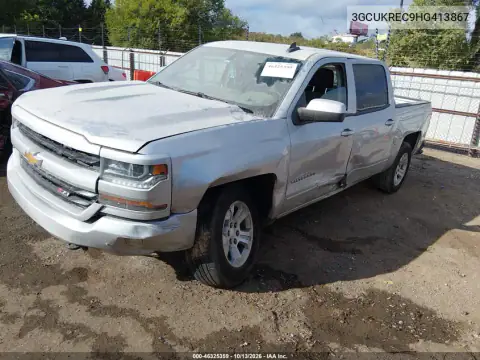 2017 Chevrolet Silverado 1500 2Lt VIN 3GCUKREC9HG413867 фото 3