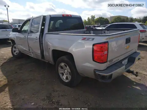 2017 Chevrolet Silverado 1500 2Lt VIN 3GCUKREC9HG413867 фото 4