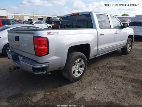 2017 Chevrolet Silverado 1500 2Lt VIN 3GCUKREC9HG413867 фото 5