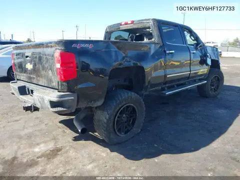 1GC1KWEY6HF127733 — 2017 Chevrolet Silverado, фото 4 с аукциона IAAI, Переворот