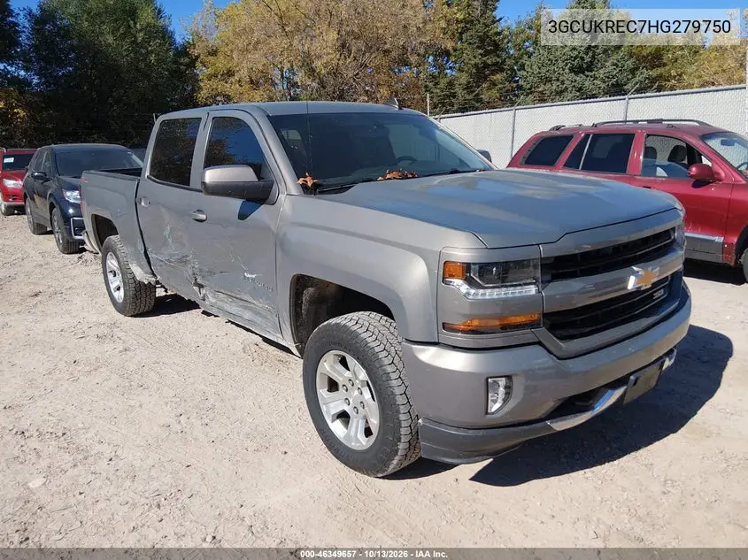 3GCUKREC7HG279750 — 2017 Chevrolet Silverado, фото 2 с аукциона IAAI, Боковая часть