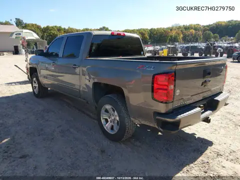 3GCUKREC7HG279750 — 2017 Chevrolet Silverado, фото 4 с аукциона IAAI, Боковая часть