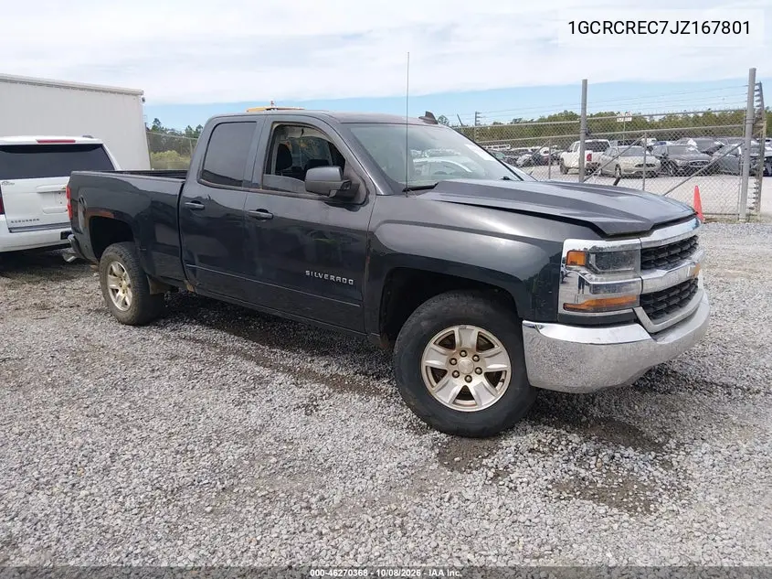 2018 Chevrolet Silverado 1500 1Lt VIN 1GCRCREC7JZ167801 фото 2