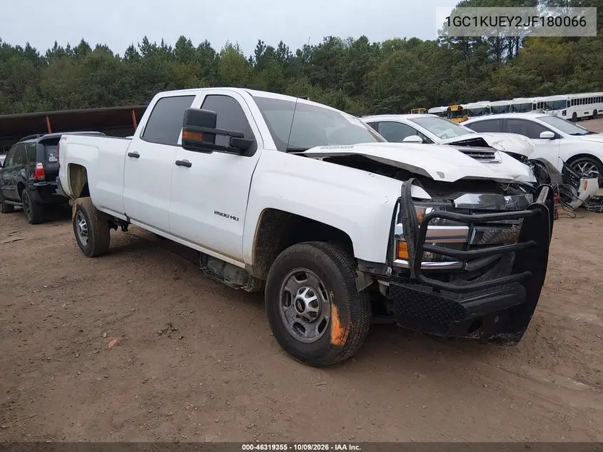 2018 Chevrolet Silverado 2500Hd Wt VIN 1GC1KUEY2JF180066 фото 1