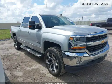3GCPCREC4JG541708 — 2018 Chevrolet Silverado, Град, фото до ремонта