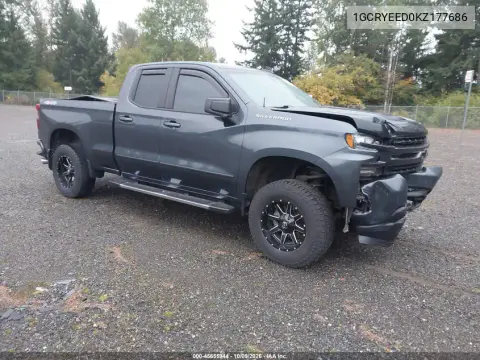 1GCRYEED0KZ177686 — 2019 Chevrolet Silverado, Передняя часть, фото до ремонта