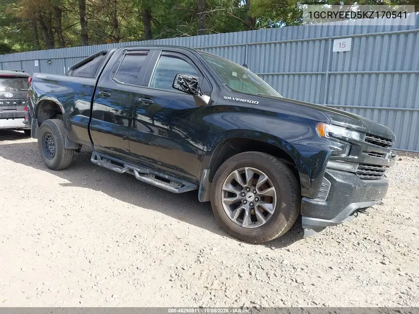 2019 Chevrolet Silverado 1500 Rst VIN 1GCRYEED5KZ170541 фото 2