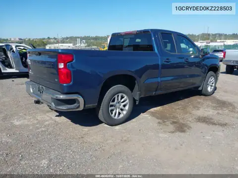 2019 Chevrolet Silverado 1500 Lt VIN 1GCRYDED0KZ228503 фото 5