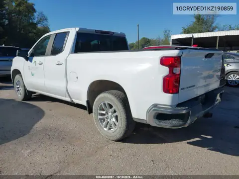 2019 Chevrolet Silverado 1500 Lt VIN 1GCRYDED1KZ190859 фото 4