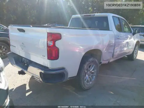 2019 Chevrolet Silverado 1500 Lt VIN 1GCRYDED1KZ190859 фото 5