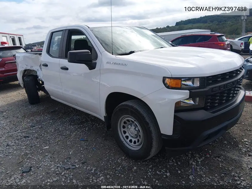 1GCRWAEH9KZ397488 — 2019 Chevrolet Silverado, фото 2 с аукциона IAAI, Боковая часть