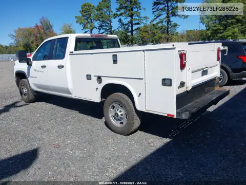 2020 Chevrolet Silverado 2500Hd 4Wd Long Bed Wt VIN 1GB2YLE73LF285226 фото 4