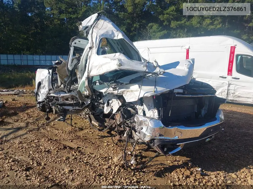 1GCUYGED2LZ376861 Chevrolet Silverado 2020 — повреждение Опрокидывание, фото до ремонта