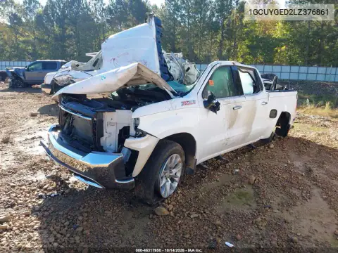 1GCUYGED2LZ376861 — 2020 Chevrolet Silverado, фото 2 с аукциона IAAI, Опрокидывание