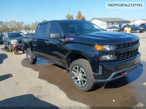 1GCPYCEF4LZ127193 — 2020 Chevrolet Silverado, Сзади, фото до ремонта